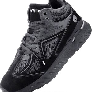 FitVille Wide Basketball Shoes for women with Flat Feet Extra Wide High-top Snea